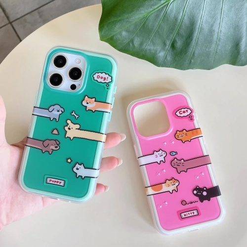 for iPhone 14/15/16 Pro Max Extra long cat Extra long dog IMD