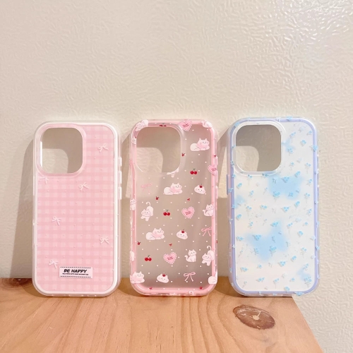 for iPhone 14/15/16 Pro Max With pink bows IMD