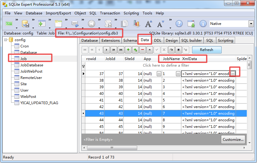 SQLite如何编辑火车头采集软件中的config.db3数据库文件-图片2