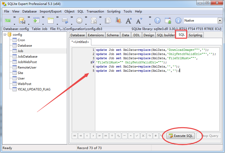 SQLite如何编辑火车头采集软件中的config.db3数据库文件-图片6